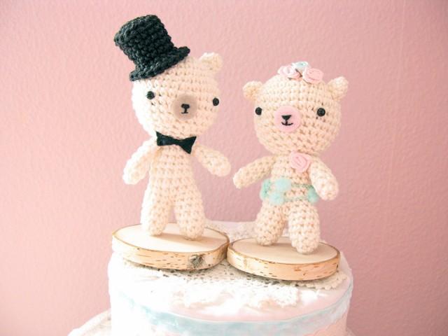 wedding photo - Bears Wedding Cake Topper
