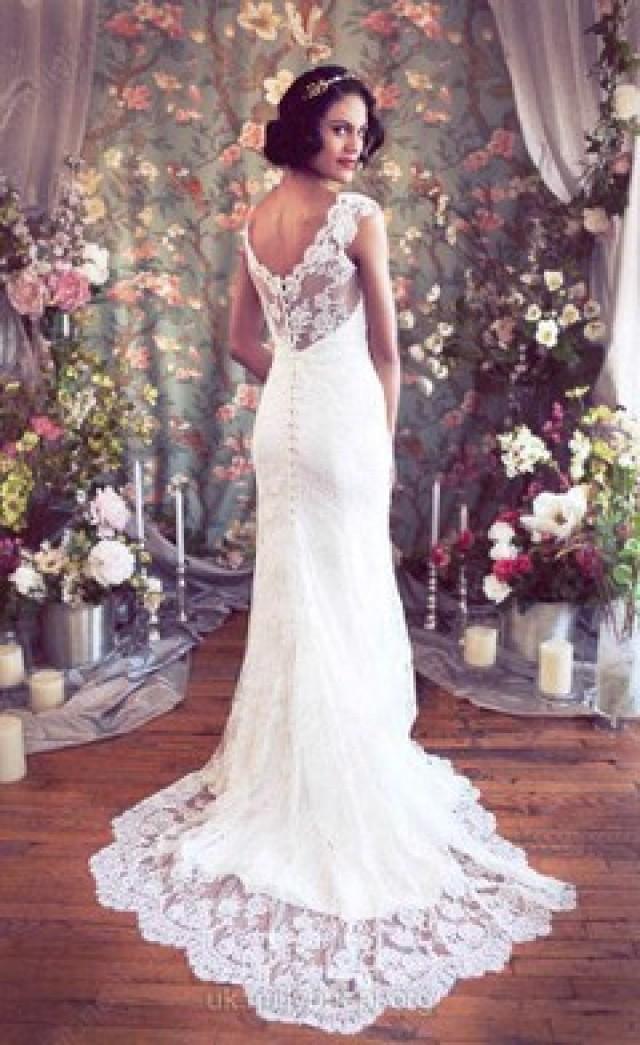wedding photo - Chic Lace Wedding Dresses, Bridal Gowns UK - dressfashion.co.uk