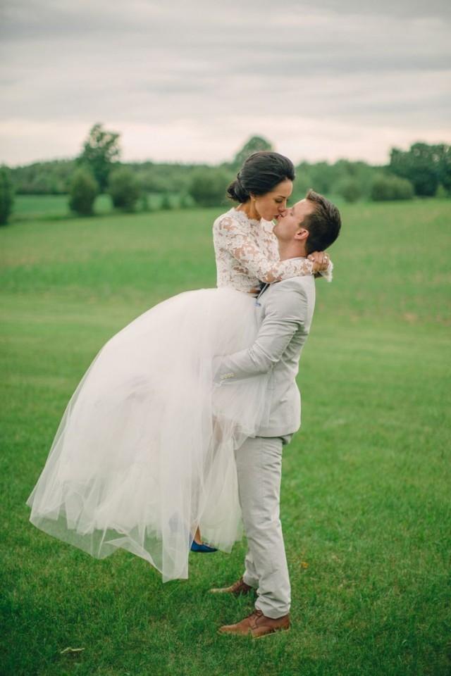 wedding photo - Miss Wisconsin Says "I Do" In A Breathtaking Rustic Chic Wedding