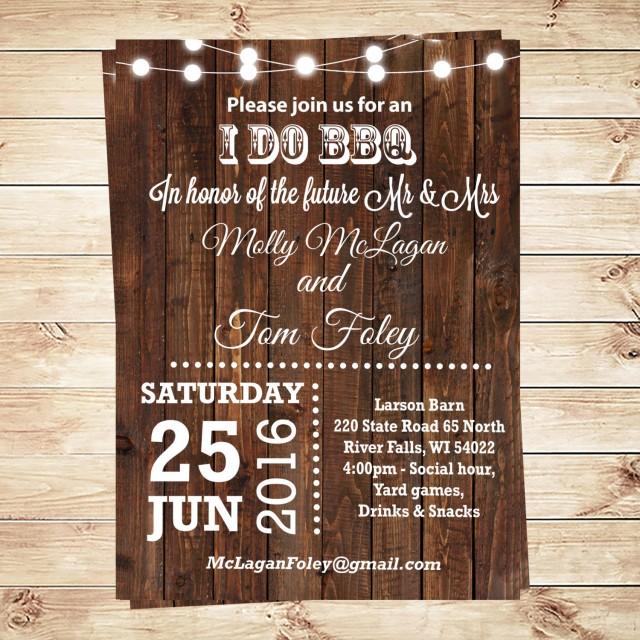 wedding photo - I do bbq engagement party, i do bbq party, i do bbq invitation, I do bbq engagement invitations PDF Instant Download,  Art Party Invitation