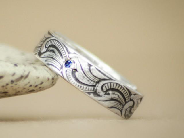 Ocean Inspired Silver Ring Ocean Inspired Silver Ring