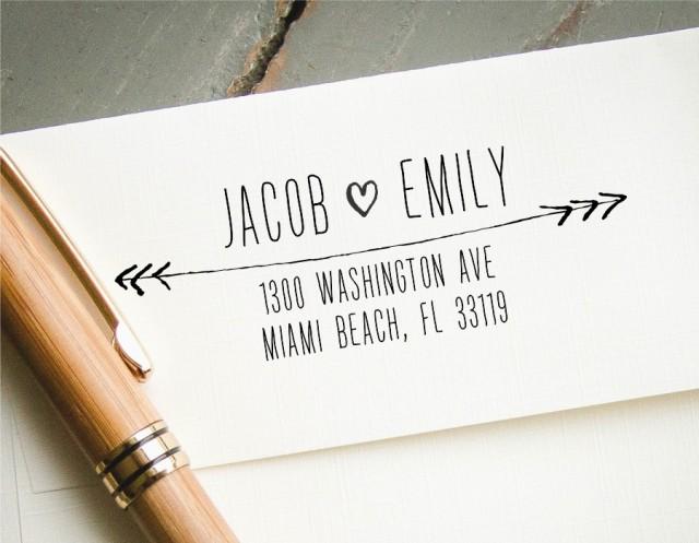 wedding photo - Self-Inking Return Address Stamp