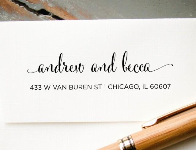 wedding photo - Return Address Stamp