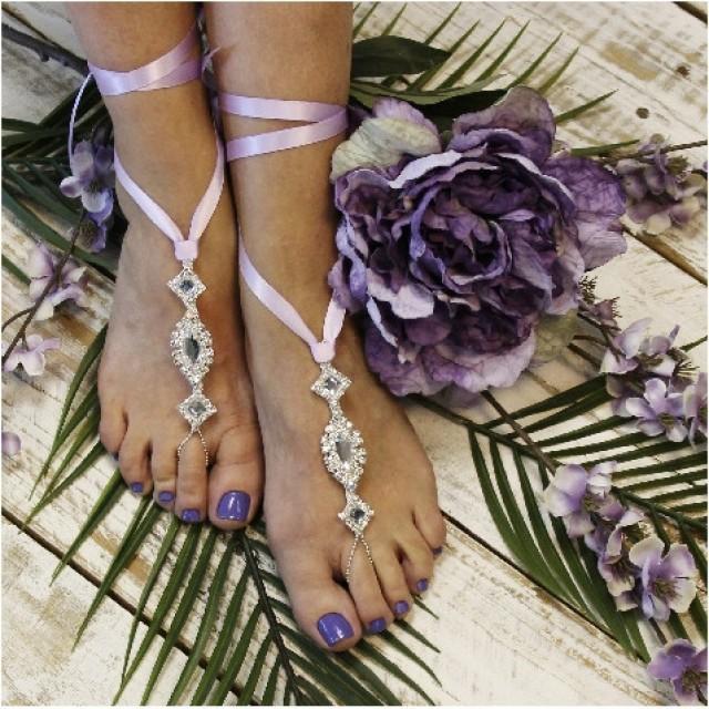 wedding photo - barefoot sandals wedding