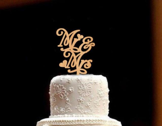 wedding photo - Wedding Cake Topper Wood Wedding Cake Topper Rustic Wedding Cake Topper Wedding Cake Topper Mr and Mrs Cake Topper