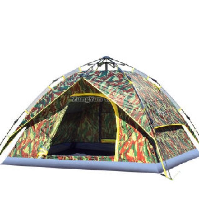 wedding photo - [Hot Item] Camouflage 3-4 Man Hydraulic to Open Automatic Camping Tent