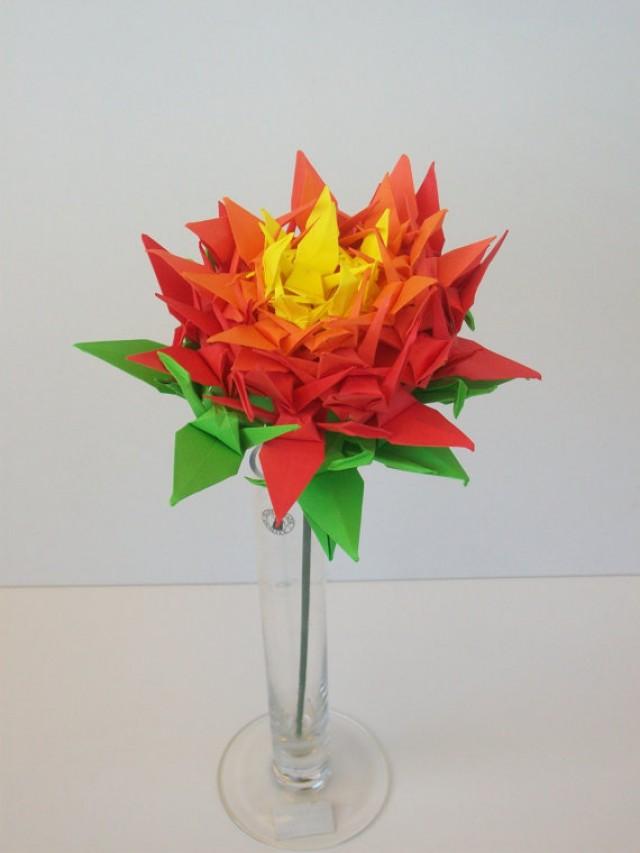 wedding photo - Origami crane, Origami flower, Origami crane flower, Flower for Mother's day, paper bouquet, paper Flower , Origami crane,craneflower