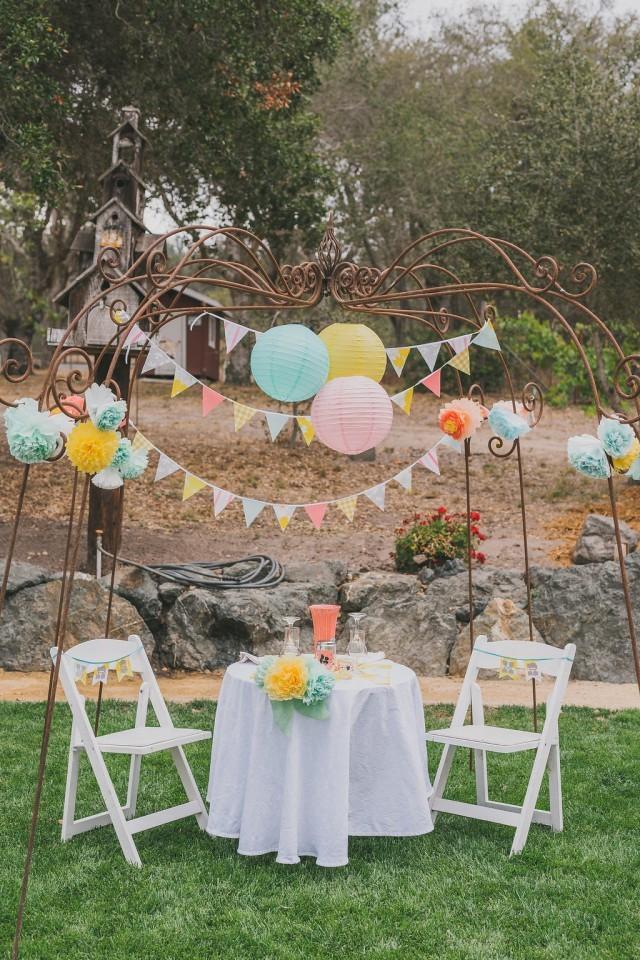 Colourful Vintage Trailer Wedding Weddbook