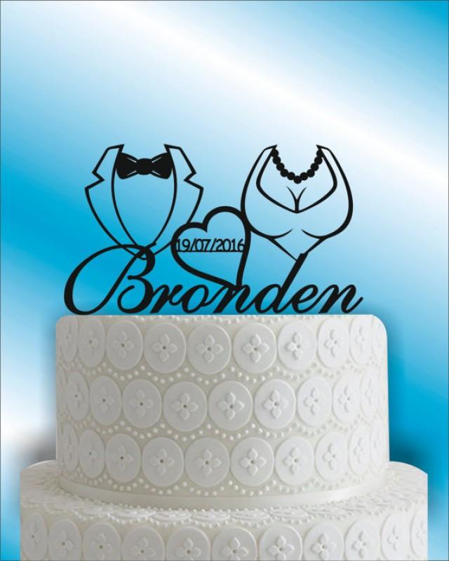 wedding photo - bride and groom wedding cake topper,lastname cake topper,silhouette cake topper,heart cake topper,custom wedding cake topper,wedding decor