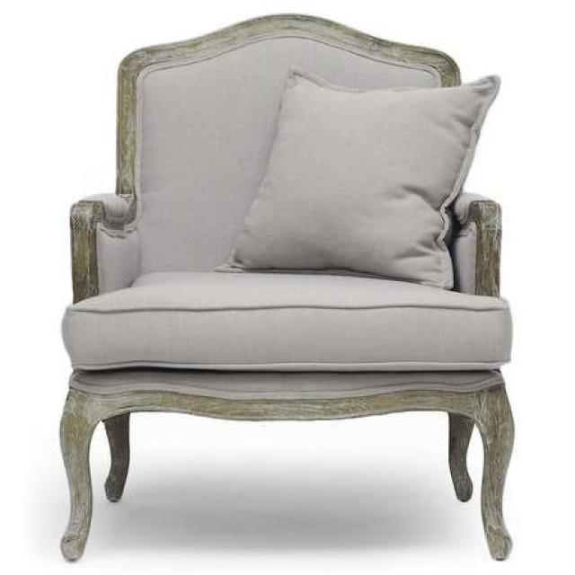Annabelle Chair W/Grey Linen Rentals 