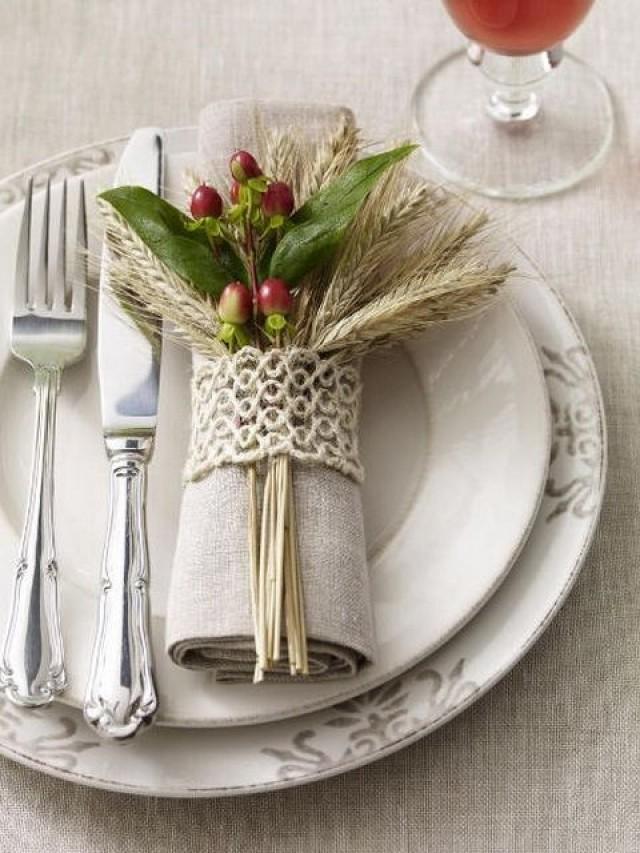 Top 20 Lovely DIY Napkin Ring Ideas For Thanksgiving Table 2516795 