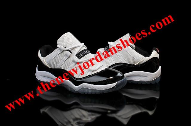 wedding photo - New Air Jordan 11 Retro OG Kids Colorway: White / Black for Sale