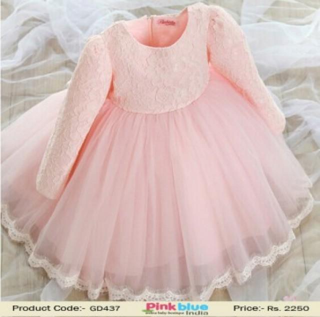 wedding photo - Pink Designer Casual Dresses  For Kids