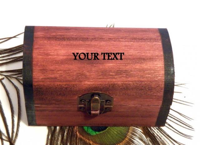 wedding photo - Ring Box, Jewel Wood Box for Her Customized, Jewellery Box for Gift, Jewelry Personalized Wooden Box for Gift, Box Customizable, Memory Box