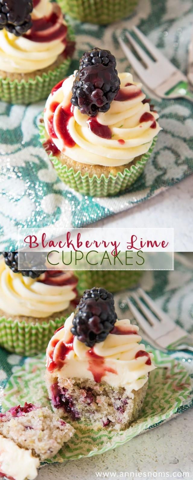 Blackberry Lime Cupcakes