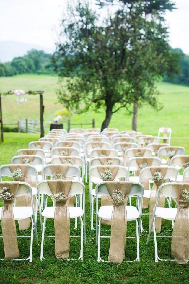 30 Rustic Wedding Ideas With Burlap Touches