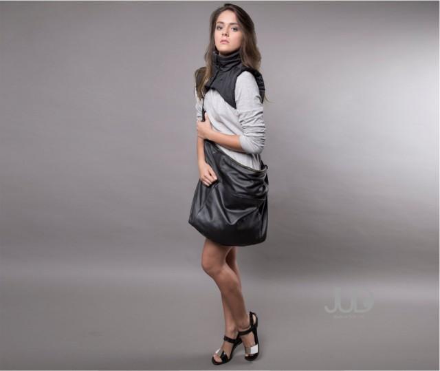 leather crossbody hobo bag