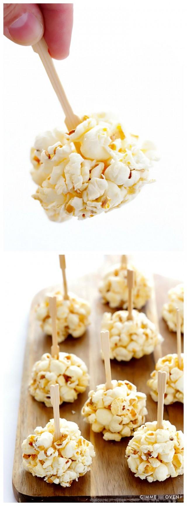 wedding photo - Naturally-Sweetened Honey Popcorn Balls