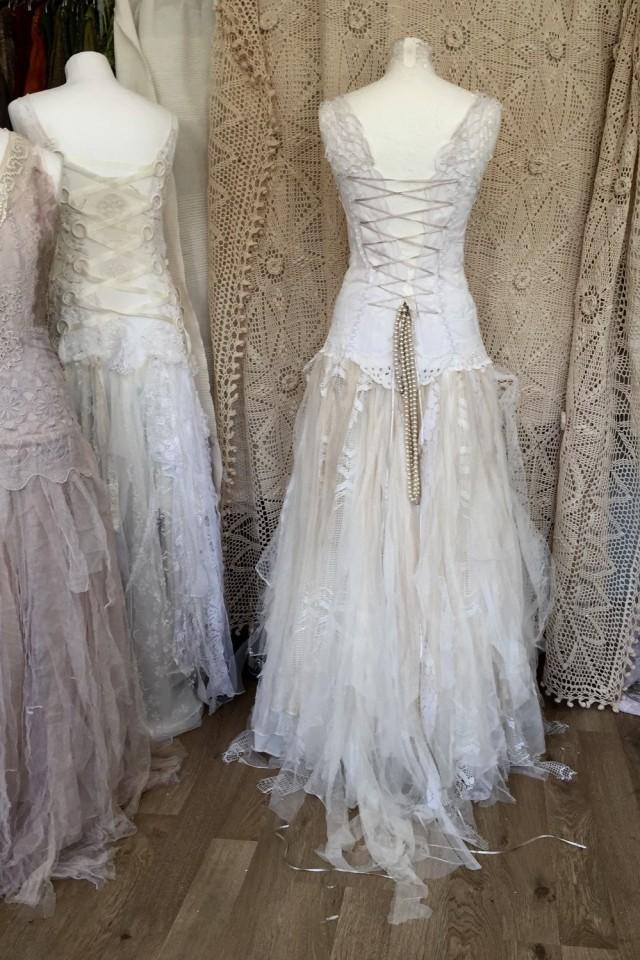 Special Wedding Dress,unique Boho Bridal Gown,statement
