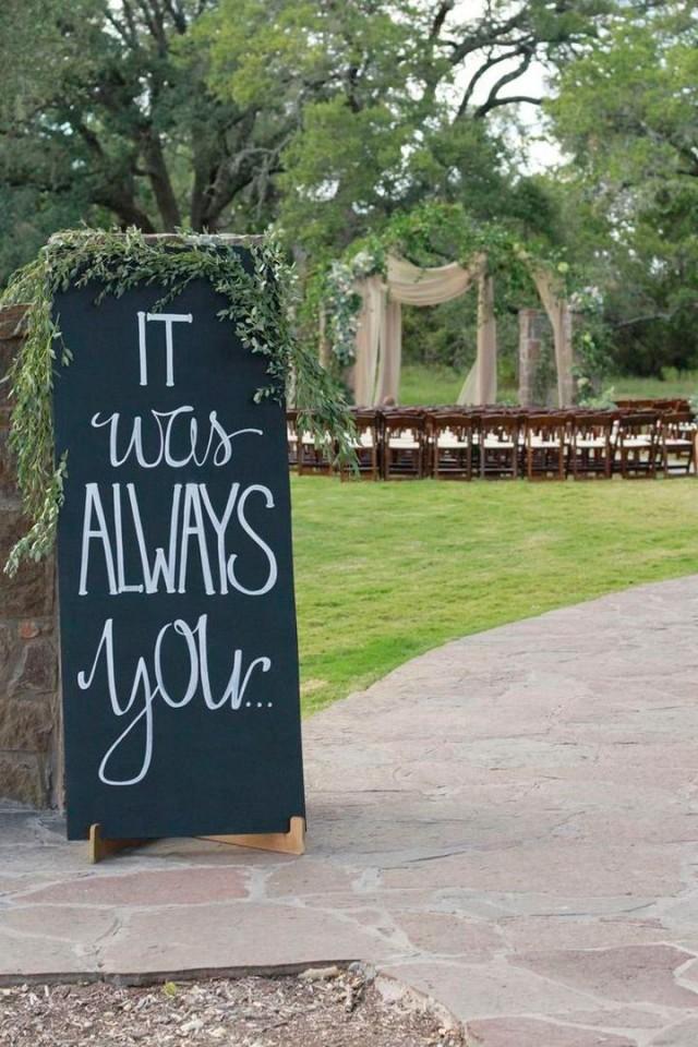 Favorite Quotes Displayed On Signs You'll Want To Steal For Your Wedding
