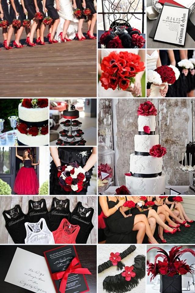 Black And Red Weddings