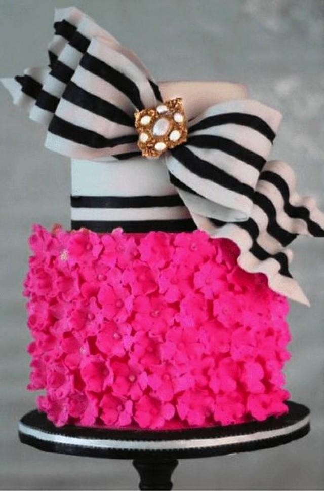 Hot Pink Stripes Wedding Inspiration