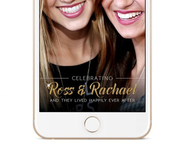 wedding photo - Custom Snapchat Geofilter for Weddings