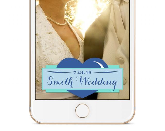wedding photo - Wedding Snapchat Geofilter Custom