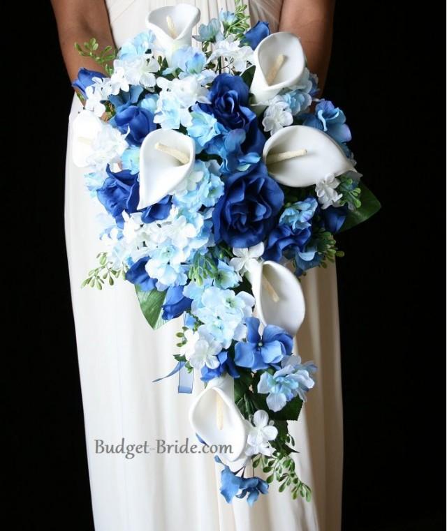 wedding photo - Fountain Blue Wedding Flower Brides Collection