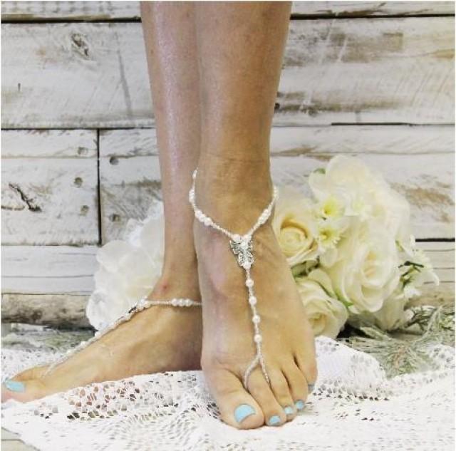 wedding photo - GUARDIAN ANGEL - wedding barefoot sandals