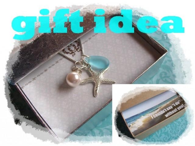 STARFISH NECKLACE - Bridesmaid STARFISH Necklace, Starfish Jewelry, Beach Wedding Jewelry, Starfish Gift,  Starfish Jewelry Necklace