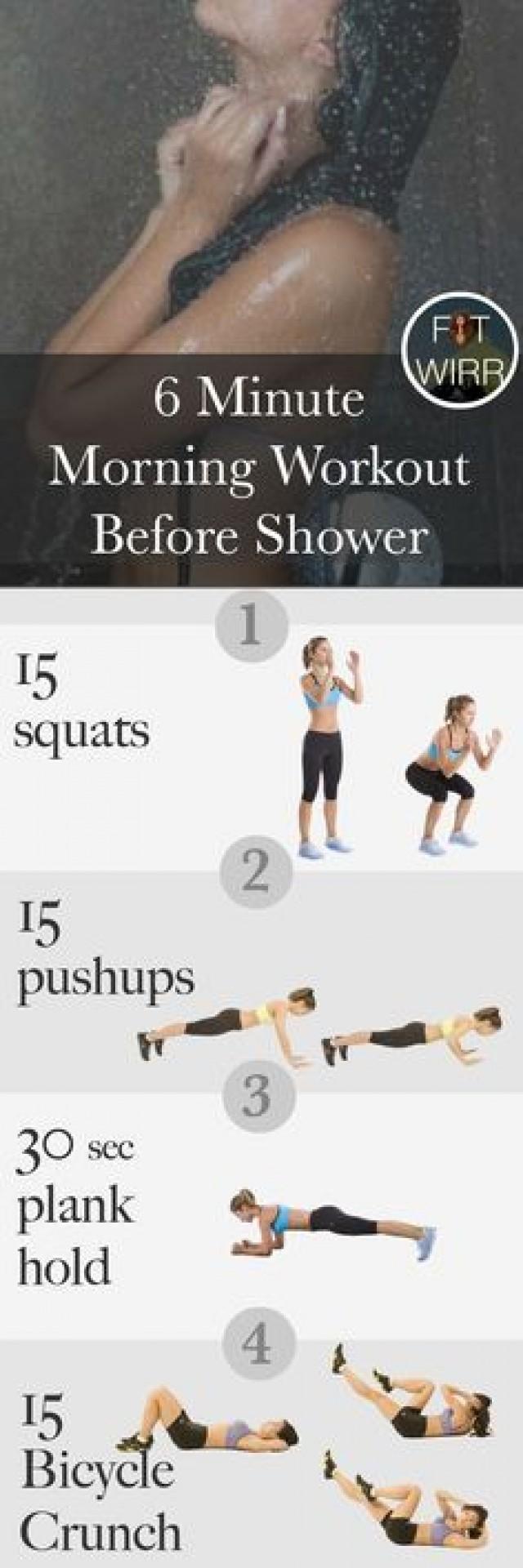 This Quick 6 Minute Morning Workout Routine Is Perfect For Busy People