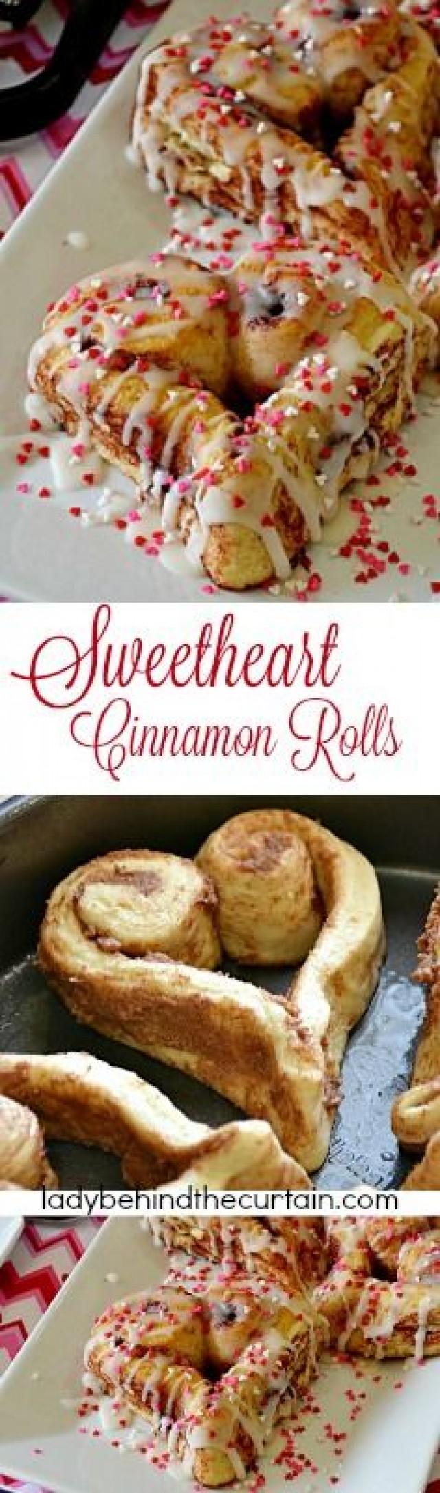 Sweetheart Cinnamon Rolls
