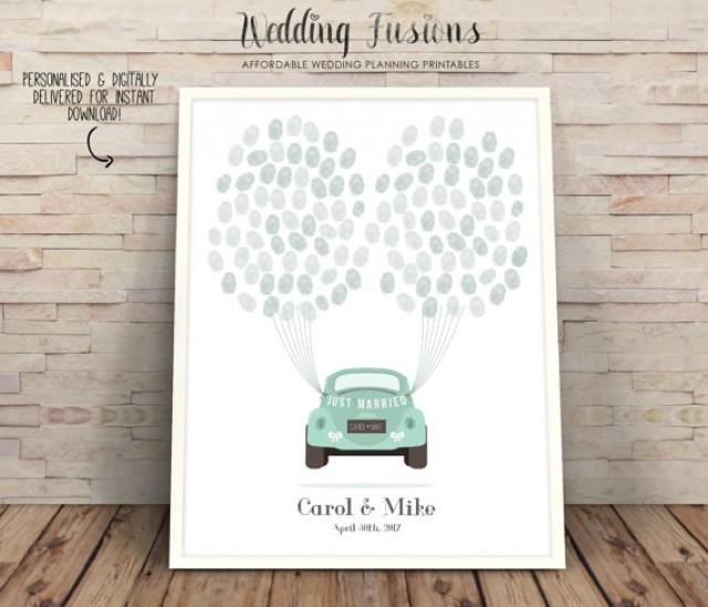 wedding photo - guestbook alternative, guestbook printable, Wedding Tree, wedding car fingerprint, Wedding Guest Book, wedding guestbook ideas, guest book
