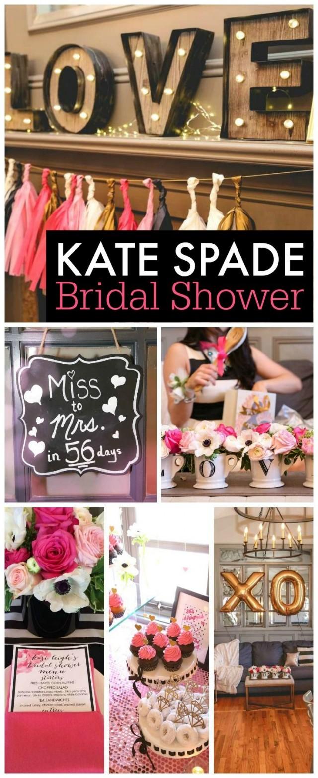 Black, White, Pink & Gold / Bridal/Wedding Shower "Kasi's Kate Spade Inspired Bridal Shower"