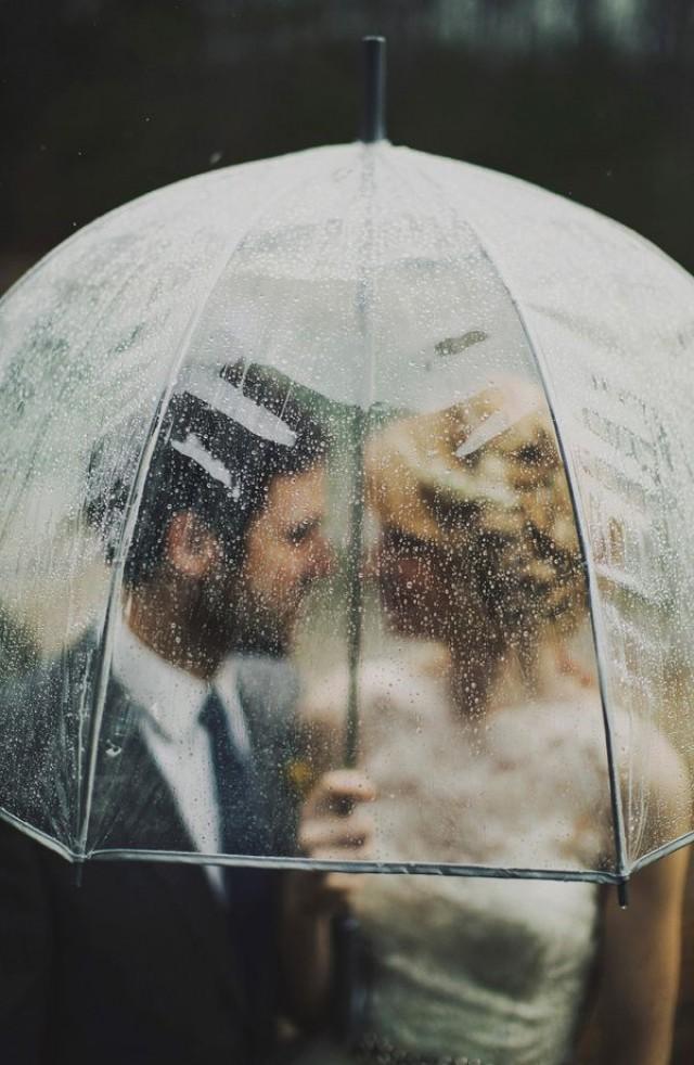 Rainy Wedding Photo - ARIEL RENAE PHOTOGRAPHY