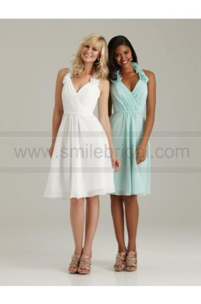 wedding photo - A Line Halter Ruched Chiffon Bridesmaid Gown - Bridesmaid Dresses as low as $99 & Free Shipping - Bridesmaid Dresses