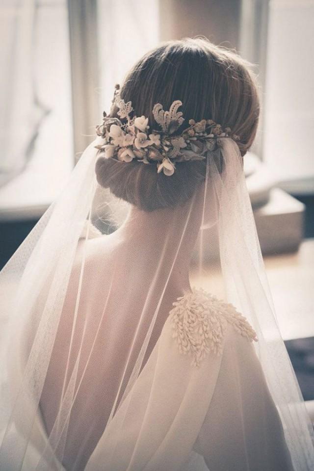 wedding photo - 39 Stunning Wedding Veil & Headpiece Ideas For Your 2016 Bridal Hairstyles