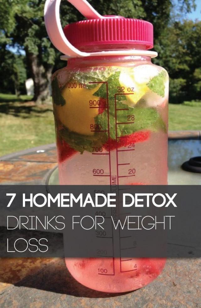 7 Homemade Detox Drinks For Weight Loss