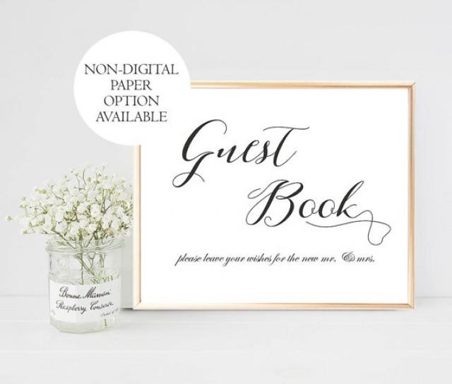 wedding photo - Printable Guest Book Wedding Sign, Please Sign Our Guest Book Sign, Guest Book Sign Digital, Wedding Guest Book Sign, Printable Wedding Sign