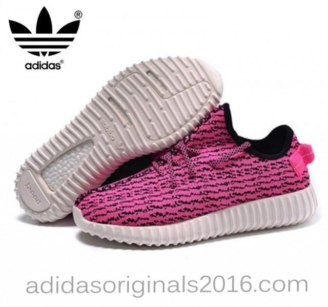wedding photo - Moins Cher - ADIDAS KANYE YEEZY 350 BOOST BAS ROSE/NOIR FEMME CHAUSSURE - adidas Collection 2016