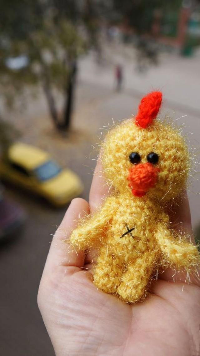 wedding photo - Crochet Amigurumi Chicken Plush Bird Small Stuffed Animal Kid's Feathered Friend White Hen Doll Baby Shower Gift Farm Chick Halloween toy