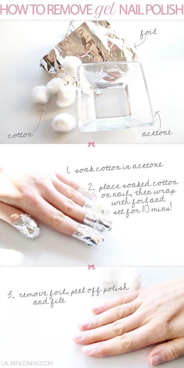 wedding photo - Nail Files: How To Remove Gel Polish, At Home! - Ladiestylelife.com