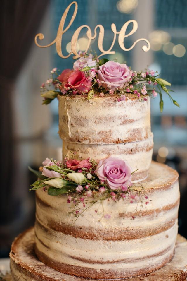 wedding photo - SaleThe "Love" wedding cake topper