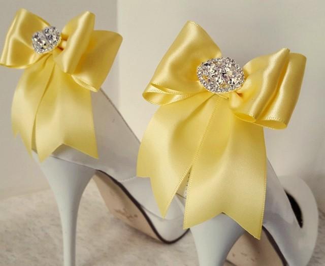 yellow wedges wedding