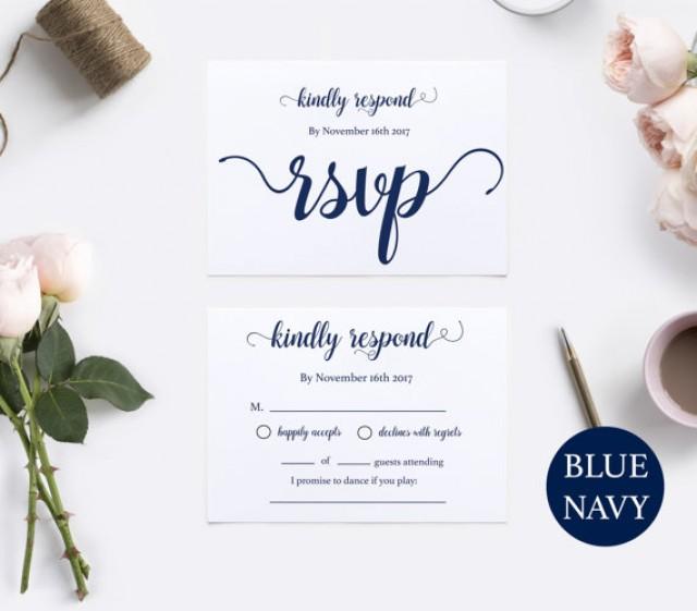 RSVP postcard template - RSVP template - Wedding rsvp postcards - Wedding rsvp cards - Printable RSVP cards - Downloadable wedding 