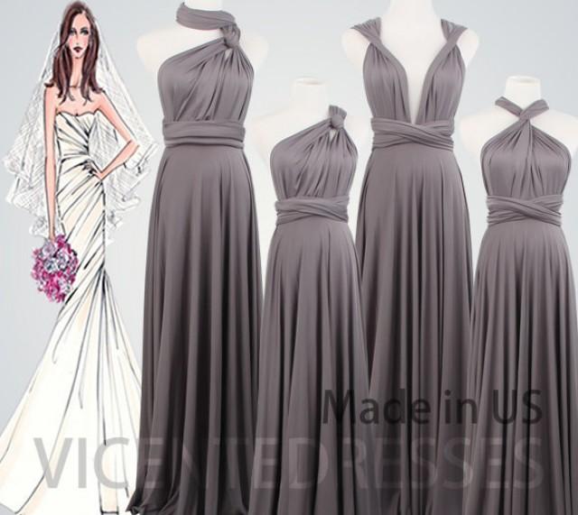 Dark Grey Bridesmaid Dress Long,Bridesmaid Dress Long,Long Grey Dress,Any Occasion Dress,Grey Long Bridesmaid Dress,Gray Dress