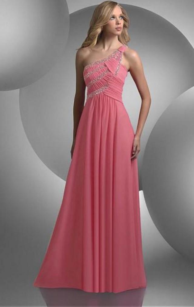 wedding photo - Simple Long Pink Tailor Made Evening Prom Dress (LFNAL0434) cheap online-MarieProm UK
