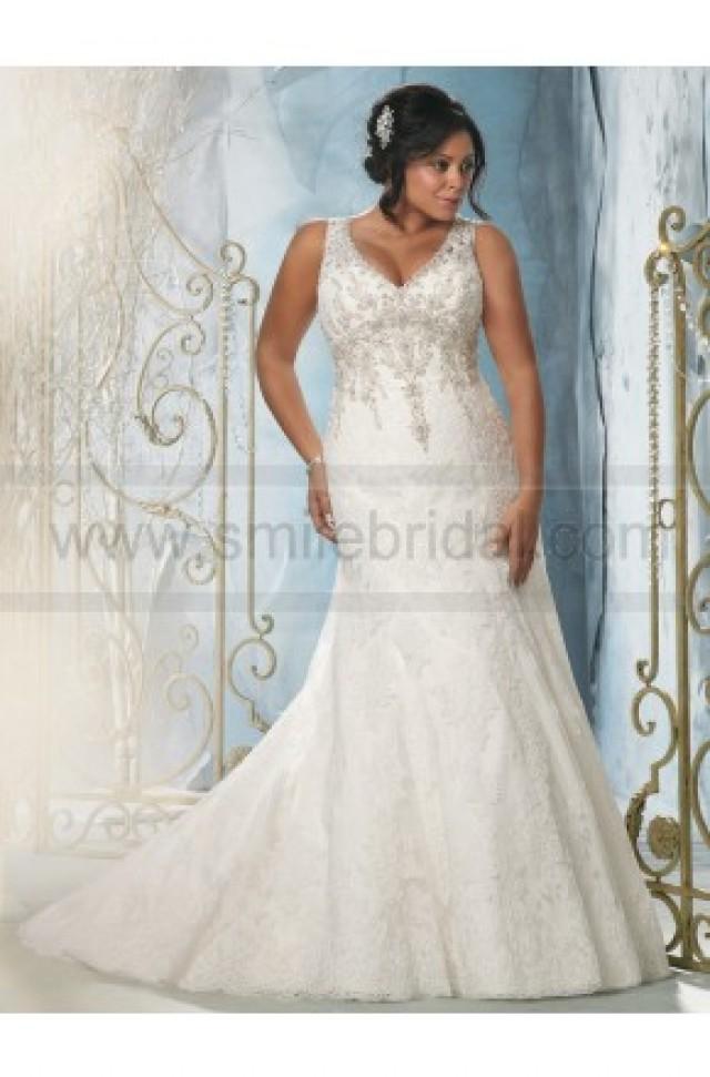 wedding photo - Spectacular Fit And Flare Bridal Dress Julietta By Mori Lee 3148
