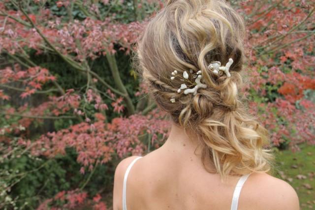 Beach Wedding hair pins, beach wedding hair accessories, destination wedding, set of 2 bobby pins, Bridal Hair, bridesmaid gift